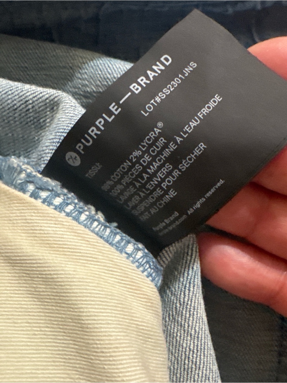 Purple Brand Light Blue Skinny Men's Jeans